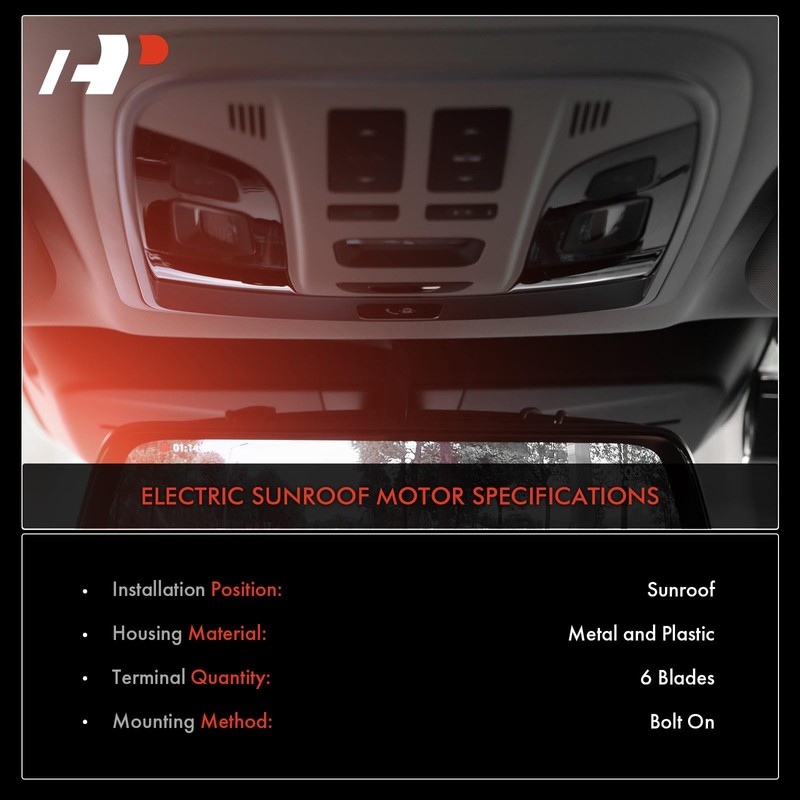 A-Premium Sunroof Moon Roof Motor Compatible with Volkswagen Jetta 2002-2004,