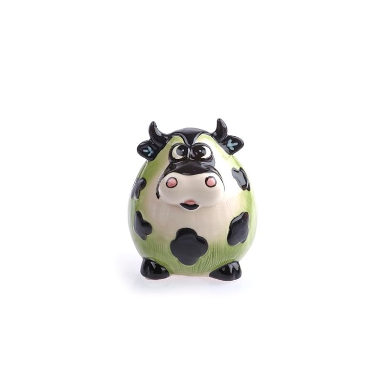 by-Bers Wannabe Piggy Bank Money Box Handmade Ceramic Strawberry, Zebra,