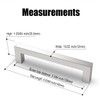 Amerdeco 10 Pack Brushed Satin Nickel Cabinet Pulls 5 Inch(128mm)