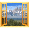 Painting Wallpaper Poster (Removable Self-stick) Window Window View Window Frame