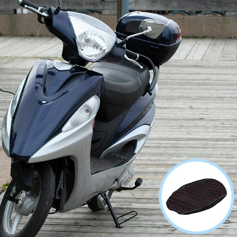 VICASKY Motorcycle Seat Cover 3D Honeycomb Mesh Cushion Cover with