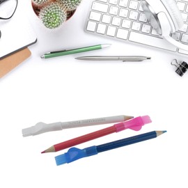 6 Pieces Sewing Marker Pens, Erasable Fabric Pens for Tailor Marking, Fabric and Tracking Tool (Blue + Pink + White) Tailor's Pens, Tailor's Chalk Pens for Fabric, Tailor's Chalk,