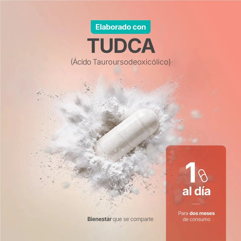 Tudca Puro 500mg Cáps Apoyo Hepática Hígado Life Sabor