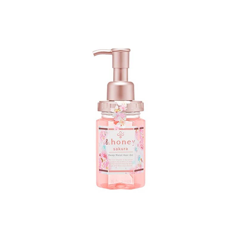 & Honey Sakura Deep Moist Hair Oil, 0.1 fl oz