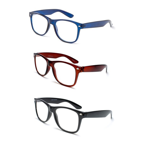 Newbee Fashion- Pack IG Style Comfortable Stylish Simple Reading Glasses +2.25