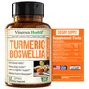 Turmeric Supplement with 65% Boswellia Extract Capsules - Turmeric Curcumin