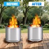 Lineslife Fire Pit Stand for Solo Stove Bonfire Ranger and