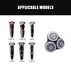 YAFIYGI 3 Pack Compatible with Replacement Electric Shaving Head Razor