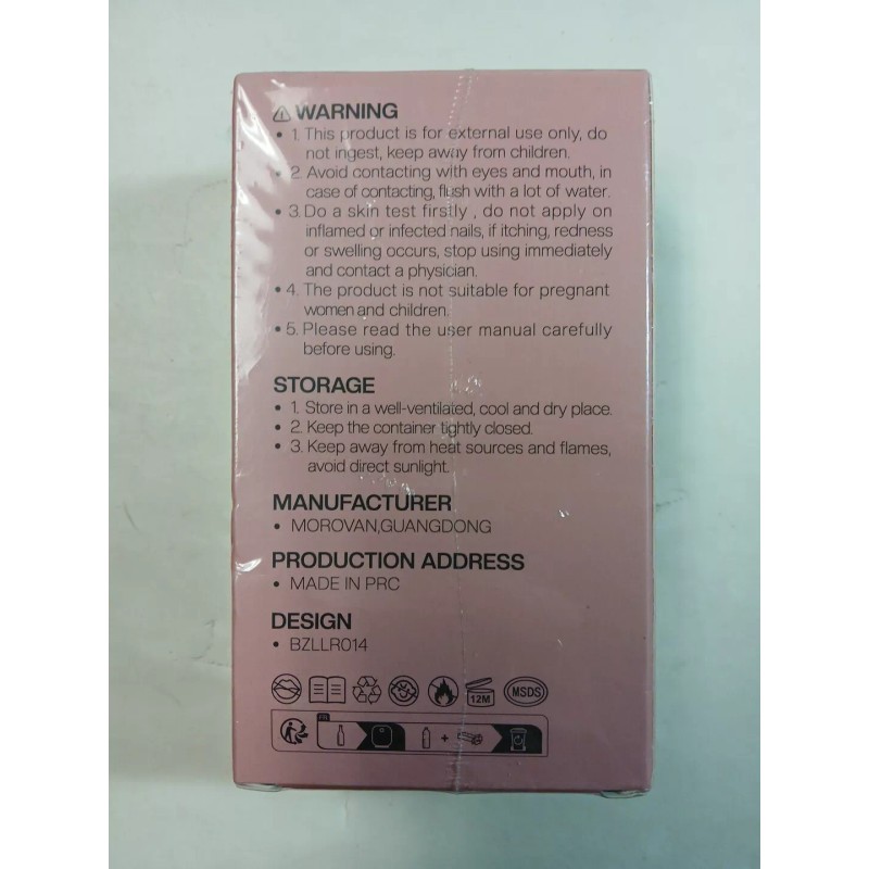 Salon System Morovan Professional Nail System-Salon Gel Polish Kit-GS100 Exp.