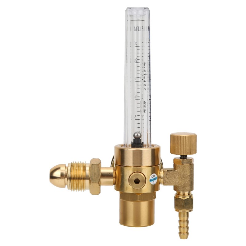 Argon Flowmeter Regulator, All Brass Argon Pressure Reducer Regulator Gas