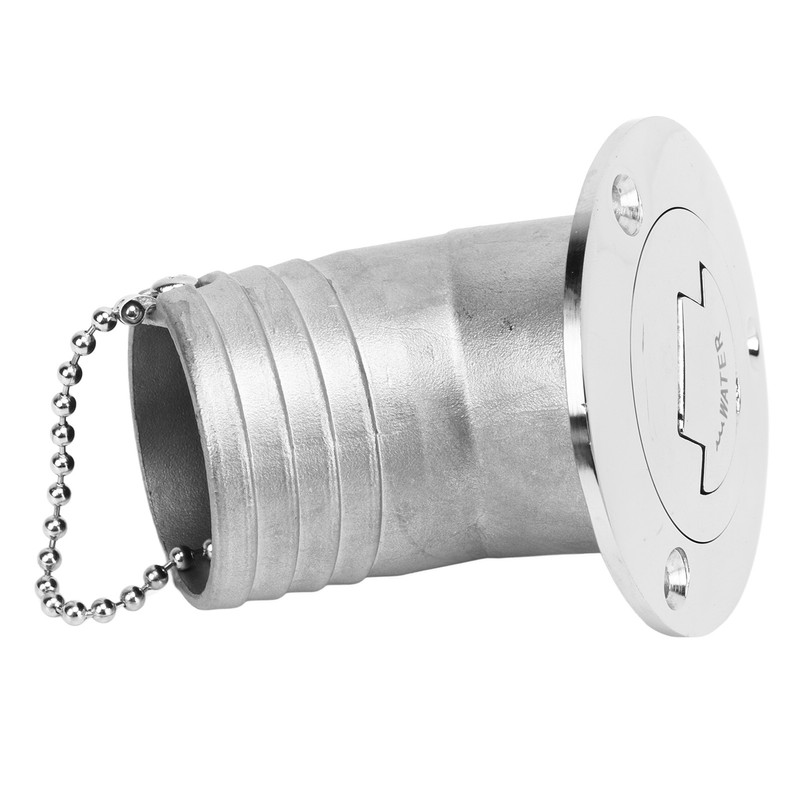 Boat Deck Filler 45° 316 Stainless Steel 38mm Flip Fill