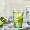 Hedume 6 Pack 17oz Premium Drinking Glasses, Set of 6