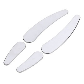 YDLMT 4 Pcs Chrome Motorcycle Curved Swingarm Frame Insert Set Compatible with 1984-2007 Harley Heritage Softail Springer Fatboy FLST FXSTC