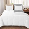 HOMBYS Split King Comforter Sets for Adjustable Bed, 3-Piece Bedding