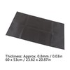 Grill Mat Fireproof Heat Resistant Insulated Pad Protector Black for
