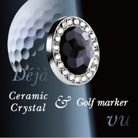 E TRUEE Golf Ball Marker Hat Clip with Ceramic Crystal Ball Marker (20mm Small Size) Gifts Accessories for Golfers
