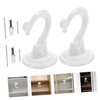 CAXUSD 2 Sets Multi Function Ceiling Wall Hooks of Sturdy