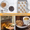 Mini cuchara para galletas, 2/3 cucharadas/4 onzas, bola de 1.2
