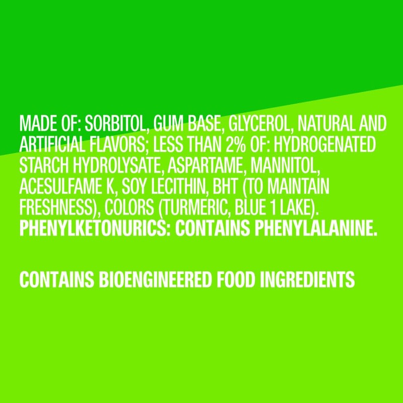 EXTRA Gum Spearmint Sugar Free Chewing Gum Pack, 35 Ct