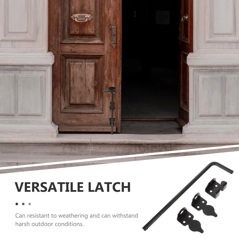Mobestech Gate Puller Stainless Steel Strong Round Bar Latch 12