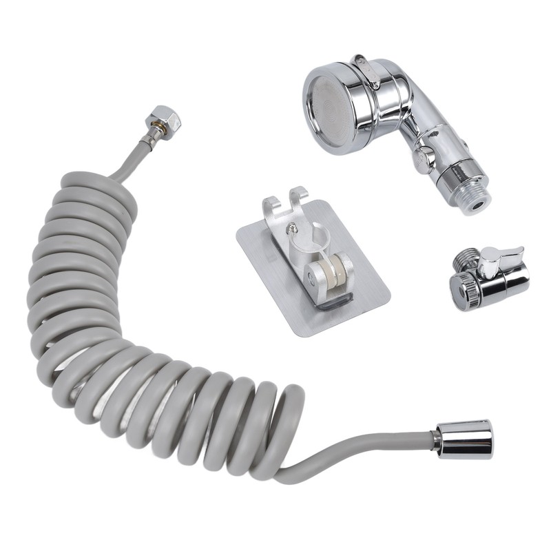 Sink Shower Sprayer Stretchy Hose Adjustable Mode Faucet Sprayer Attachment