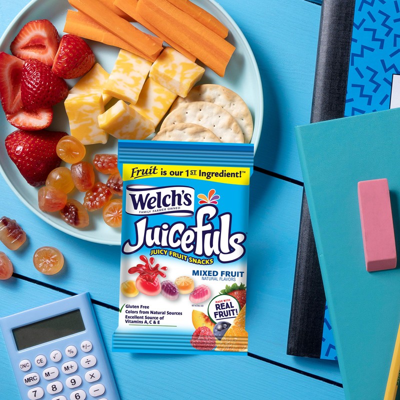 Welch's Juicefuls Juicy Fruit Snacks, Mixed Fruit, Fruit Gushers, Gluten