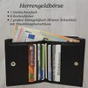 flevado Maxi Coin Compartment Leather Wallet Viennese Box Wallet with