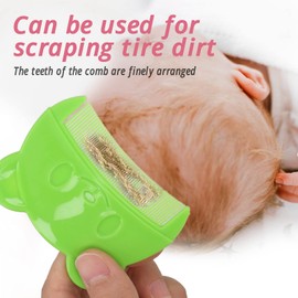 Cepillo y Peine para La Costra Láctea, Cepillo de Silicona para El Baño del Bebé, Cepillo Sensorial Suave Peine El Cabello con Cerdas Suaves Silicona Ayuda a Masajear Suavemente el Cuero(Verde)