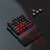 Mechanical Gaming Keyboard 35 Keys One Handed Wired Backlight Gamer