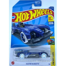 Hot Wheels 2022 - Electro Silhouette - HW Art Cars 9/10 [Blue] 213/250