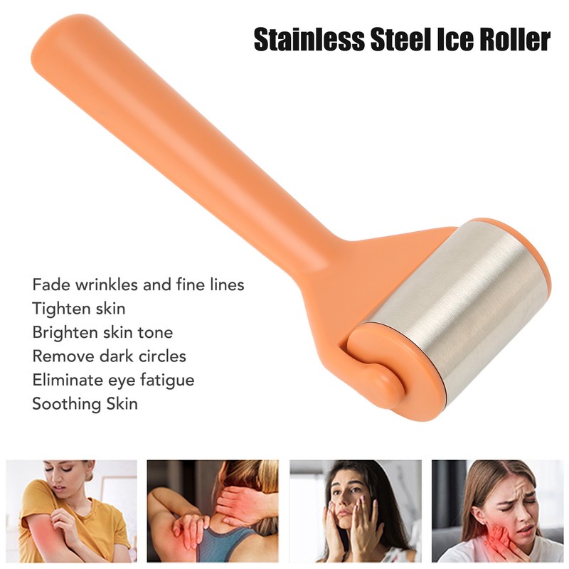 Ice Roller Massager Stainless Steel Portable Face Eye Massage Beauty