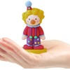 VOSAREA 2 Piezas Figura Miniatura de Payaso Adorable de Plástico