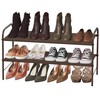 Simple Houseware 2-Tier Shoe Rack Storage Organizer, Bronze