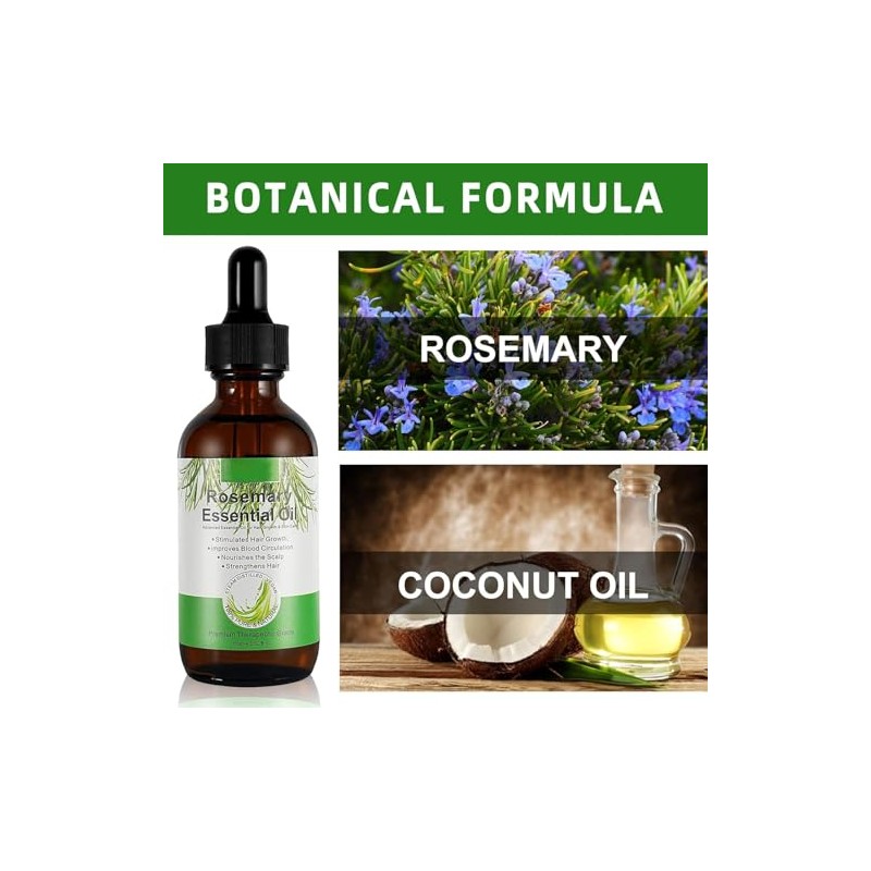Aceite de Romero para El Cabello,30ml Rosemary Oil for Hair