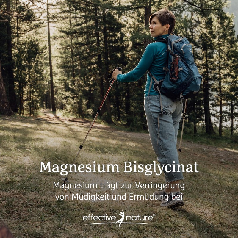 Magnesium Chelate - 120 Capsules for 1 Month - 300