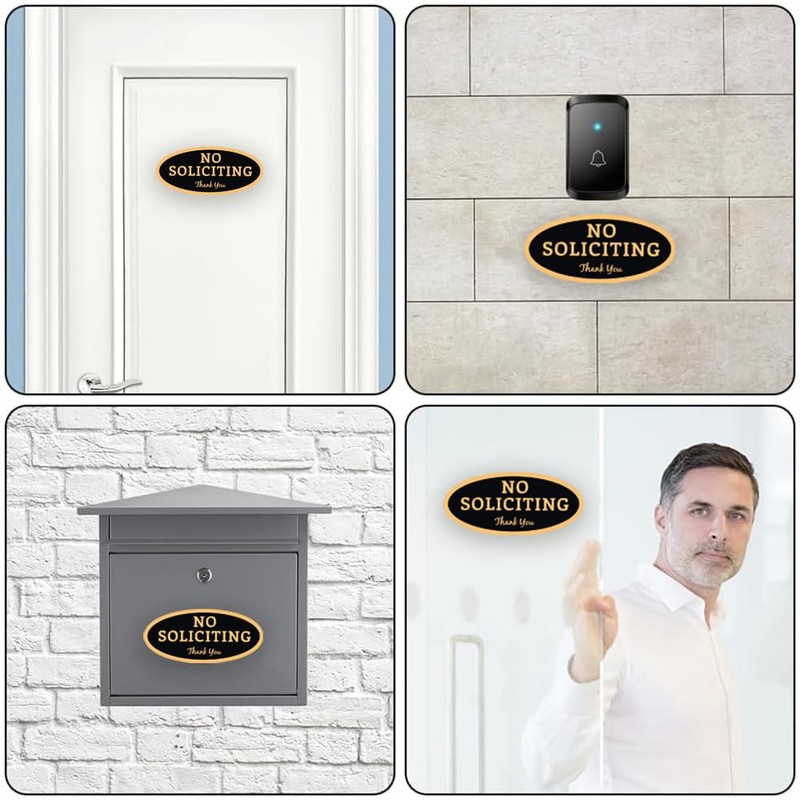 NanTun No Soliciting Sign: Keep Unwanted Visitors Away with Our
