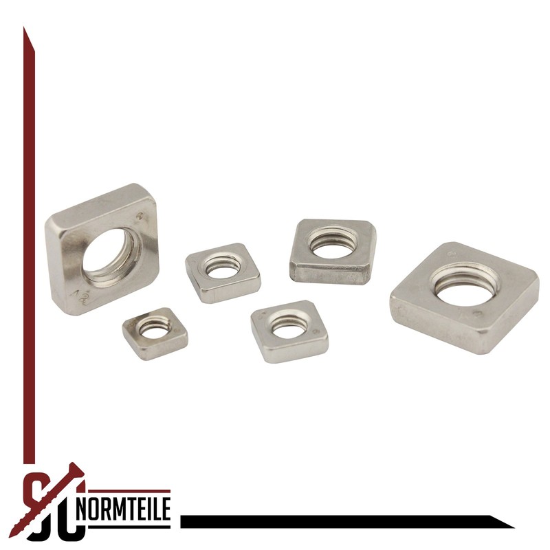 Square Nuts (Low Shape) - M5 - (Pack of 50)