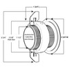 Twist Lock Grommet (1-Pack White) Cable, Wire & Cord Management