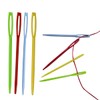 48pcs 2.7" Large Eye Plastic Sewing Needles - Yarn, Lacing,