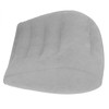 Inflatable Lumbar Waist Pillow PVC and Flocking Press Gray Inflation