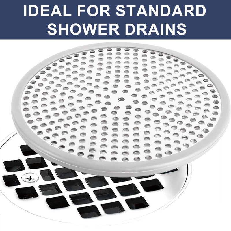 Heavy Duty Stainless Steel Drain Protector, Outside Diameter 4.75" Mesh
