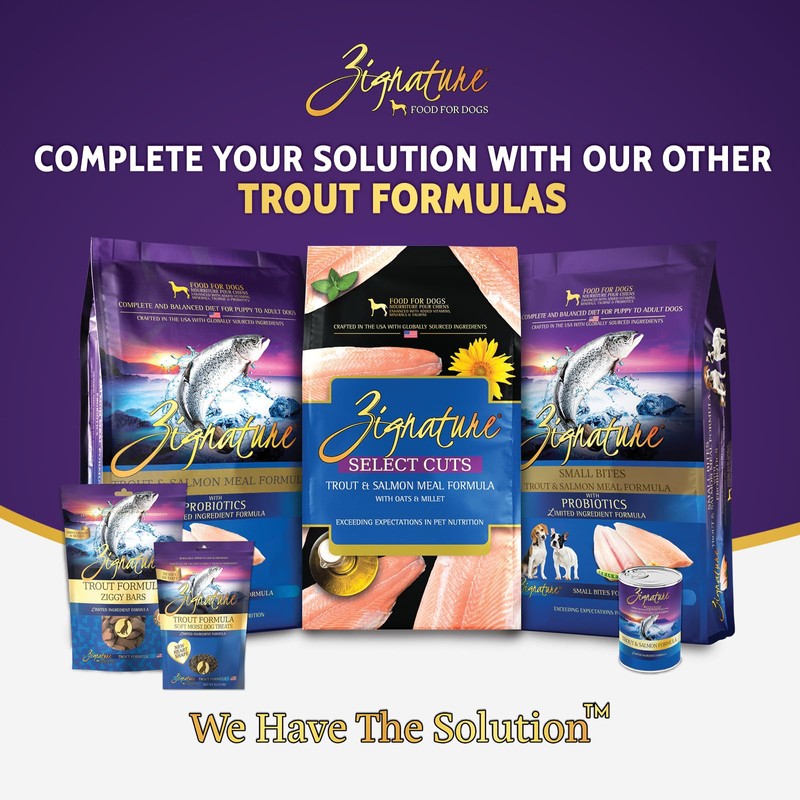 Zignature Trout Soft Moist Treats for Dogs