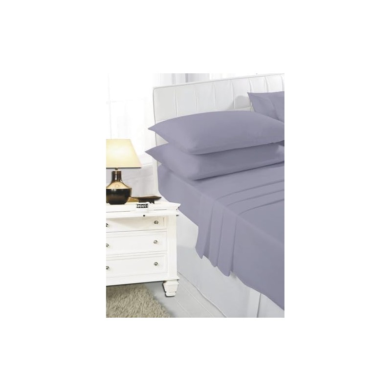 K Collection Percale Easy Care Polycotton Fitted Sheets Single -