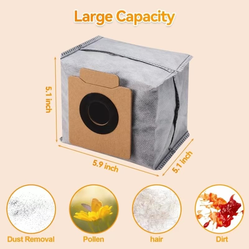 12 Pack Dust Bags for Eufy Clean X8 Pro /