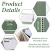 Mini Desk Calendar 2026, Small Desk Calendar 2025-2026 Standing Flip,