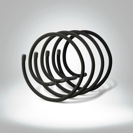 IMstick Adjustable Wires X4 (Black) Magnetic Phone Holder for Desk, Phone Stand for Recording, Bike Phone Mount, Portable Phone Stand