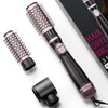 Tresses Touch 3-in-1 Hair Dryer Brush Blow Dryer with Interchangeable Heads, Hot Hair Styling Tools for Straightening/Drying/Curling, One-Step Blowout Thermal Hot Air Brush Set, Rose Gold | Tresses Touch