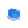 Really Useful Plastic Storage Box 3 Litre Transparent Bright Blue
