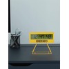 bpr BEAMS SEIKO SPORTS TIMER CLOCK MIDIUM YELLOW