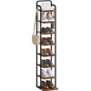 Hzuaneri 8 Tiers Vertical Shoe Rack, Narrow Shoe Tower, Tall